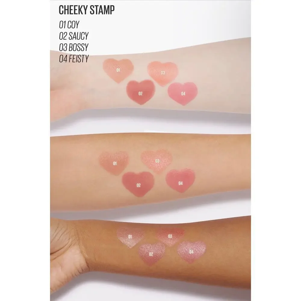 Kaja Cheeky Blush Heart Stamp - Color Fiesty